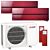 MITSUBISHI Klima-Set MSZ-LN | 1,8 kW + 2,5 kW | Ruby Red | klimaworld.com