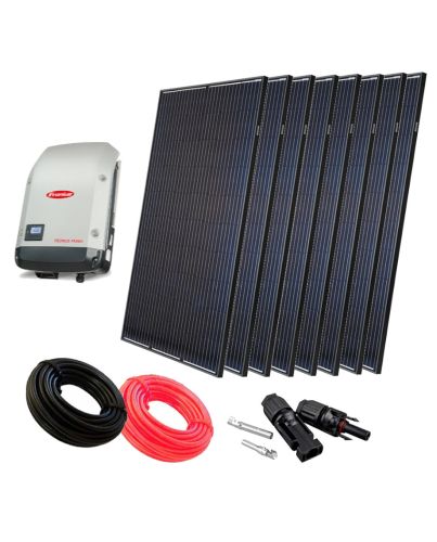 Photovoltaik Komplettanlage 2560 Watt | inkl. Fronius Symo 3.0-3-M | Klimaworld