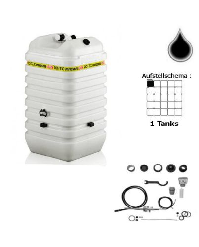 ROTEX Variosafe Heizöltank im Tank 1x600 L + Grundpaket ANK VSF