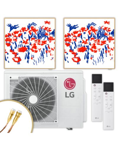 LG Klimaanlagen-Set ARTCOOL GALLERY zwei Räume 2,6 kW + 2,6 kW | Klimaworld.com