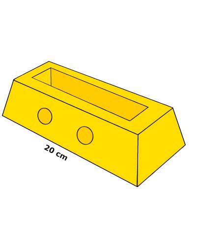 Santer Solarprofi Brennerdüse für Proburner (2 Löcher, Länge 20cm)