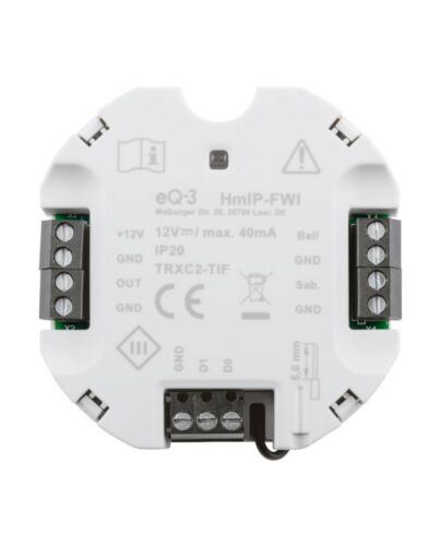 Homematic IP Wiegand Schnittstelle Unterputz | eQ-3 | HmIP-FWI ➔ www.klimaworld.com