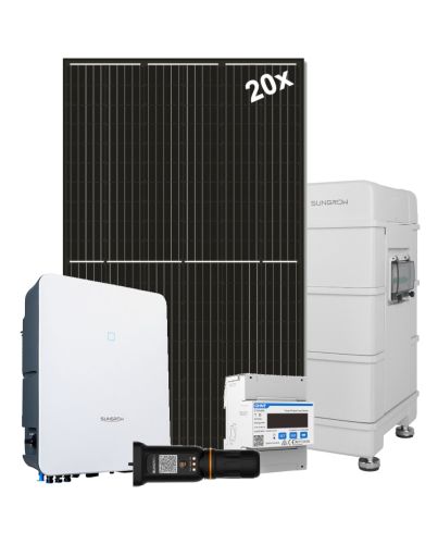 Sungrow Hybrid Solaranlage 8,0 kW + SBR Stromspeicher | kompl. Set