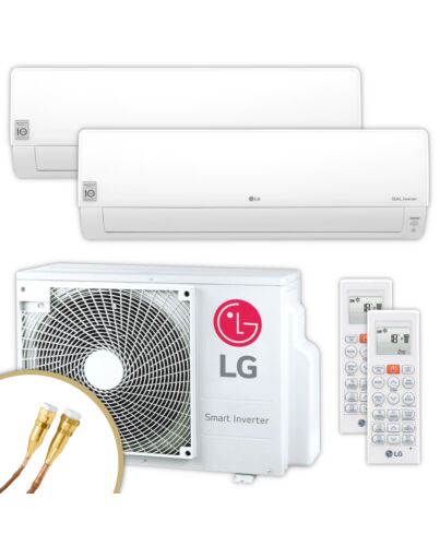 LG | Klimaanlagen-Set DELUXE | 2,5 kW + 2,5 kW | Quick-Connect