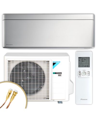 DAIKIN Klimaanlage | Stylish C-Serie | FTXA20C+RXA20A8 | silber | 2,0 kW | Klimaworld.com