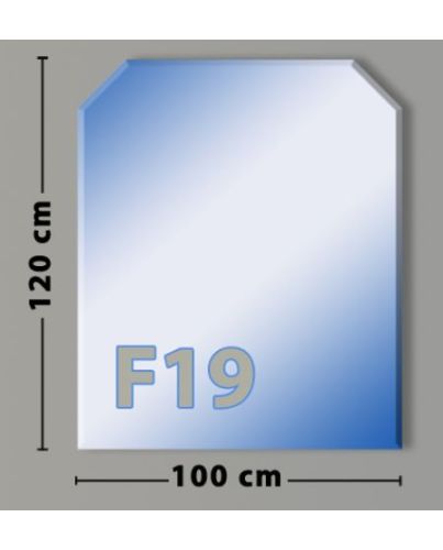 Sechseck F19 Funkenschutzplatte aus Sicherheitsglas