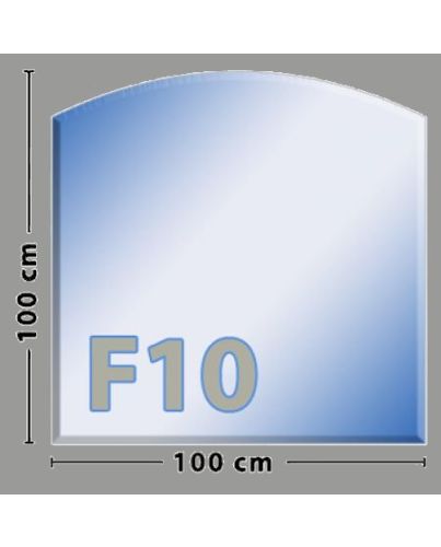 Segmentbogen F10 Funkenschutzplatte aus Sicherheitsglas