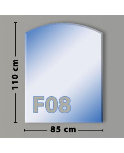 Segmentbogen F08 Funkenschutzplatte aus Sicherheitsglas