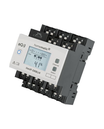 Homematic IP Jalousieaktor - 4-fach - Hutschiene | eQ-3 | HmIP-DRBLI4 ➔ www.klimaworld.com