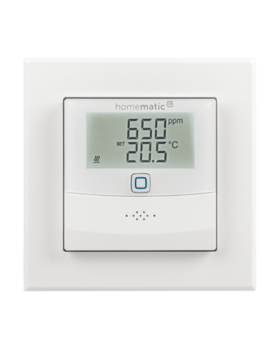 Homematic IP Wired CO2-Sensor mit Display | Front | eQ-3 | HmIPW-SCTHD | www.klimaworld.com