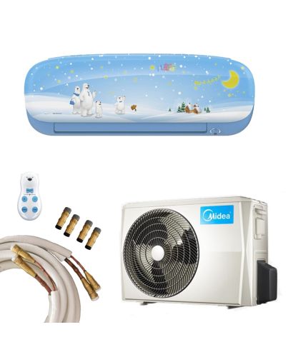 Midea Klimaanlage Kids Star 27 Inverter Wandgerät in blau mit 2,6kW