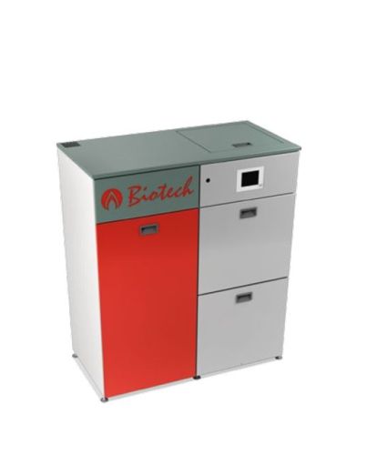 Biotech Bafa Pelletsheizkessel | PZ25RL manuelle Befüllung | 25 kW | BAFA