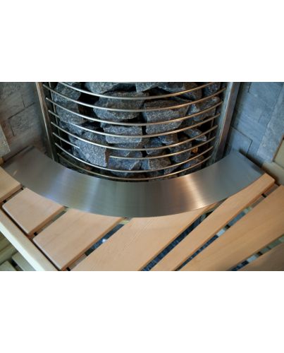 Sentiotec Tower Heater Corner Edelstahlumrandung