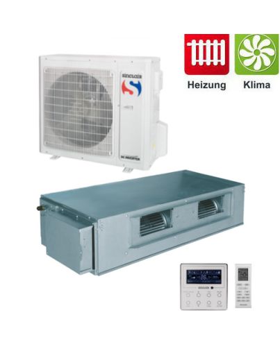 Sinclair Kanalklimagerät DC-Inverter Klimaanlage UNI Baureihe 7kW