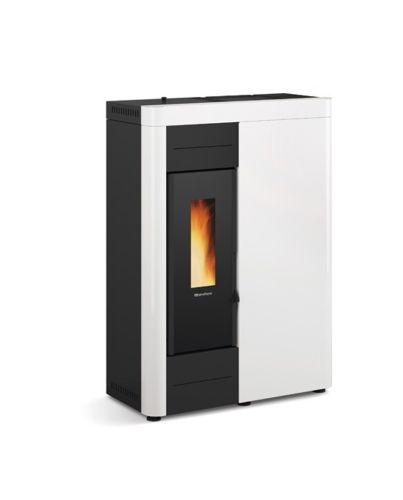 Extraflame wasserführender Pelletofen Virna Idro Weiß | 14,5 kW