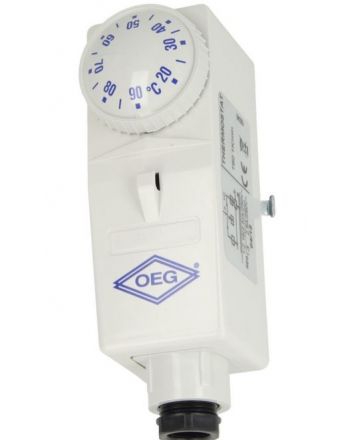 OEG Anlegethermostat BRC-A 20-90°C, außenliegende Verstellung 