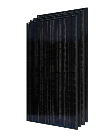 4x Hanover Halbzellen Solarmodul | monokristallin | 345 Watt 