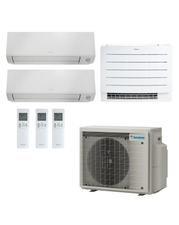 Daikin Perfera Wand- und Truhengeräte | 1x3,5 kW + 2x2,0| Multisplit | klimaworld.com