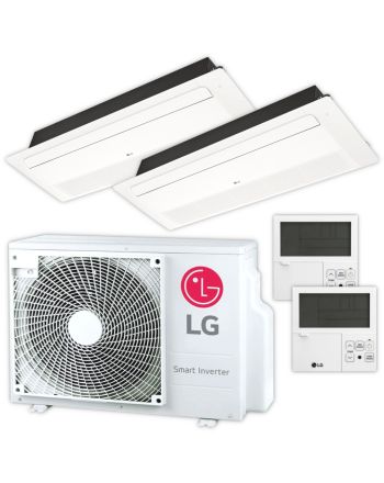 LG | Deckenkassetten-Set Multisplit | 2,6 kW + 2,6 kW