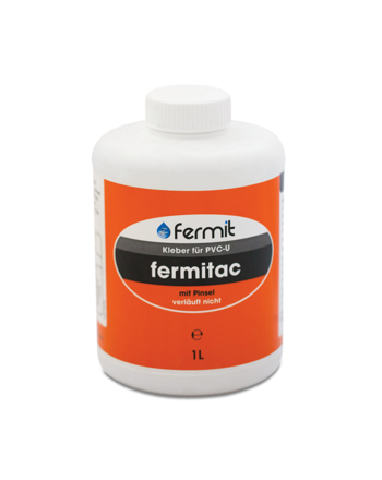 Fermit| Fermitac PVC-U Klebstoff| 1 l Flasche m. Pinsel