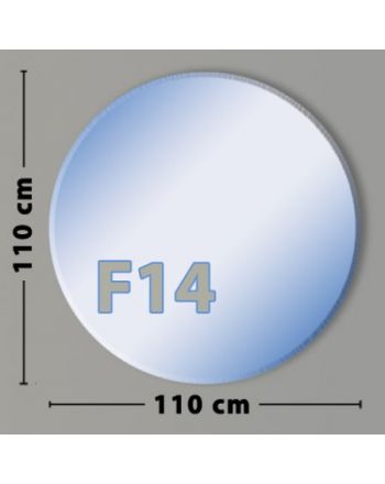 Kreis F14 Funkenschutzplatte aus Sicherheitsglas