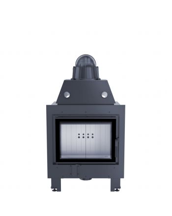 ThermoFlux Kamineinsatz TFD7-K | gerade Scheibe | Klapptür | 10 kW ➔ www.klimaworld.com