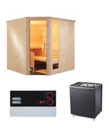 Sauna Set Komfort Corner
