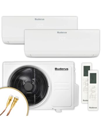 BUDERUS Wandgeräte-Set Logacool AC166i.2 | 2,6 kW + 2,6 kW | klimaworld.com