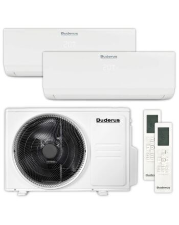 BUDERUS Wandgeräte-Set Logacool AC166i.2 | 2,6 kW + 2,6 kW | klimaworld.com