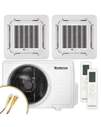 BUDERUS  Deckenkassetten-Set AC166i MS 4CC | 2,1 kW + 2,1 kW | klimaworld.com