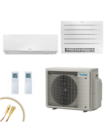 DAIKIN Perfera FTXM35R oder FVXM35A9 + FTXM25R oder FVXM25A9 + 2MXM50A9 mit Quick Connect Leitungen