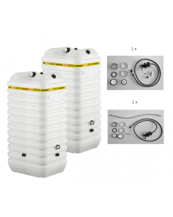 Rotex Heizöltank variosafe Set - 2x1000 L Tank mit watersafe | WSF1002 ➔ Klimaworld.com