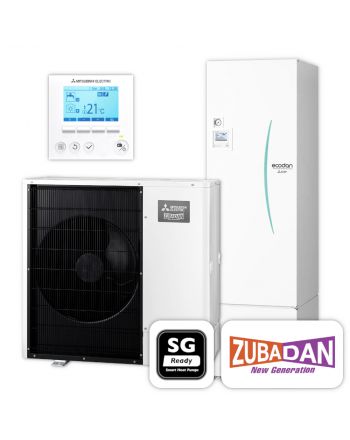 MITSUBISHI | Ecodan Wärmepumpen-Set 5.21 | Zubadan Inverter | 6,0 kW