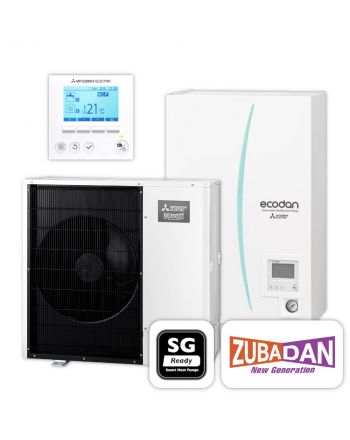 MITSUBISHI | Ecodan Wärmepumpen-Set 1.11 | Zubadan Inverter | 6,0 kW