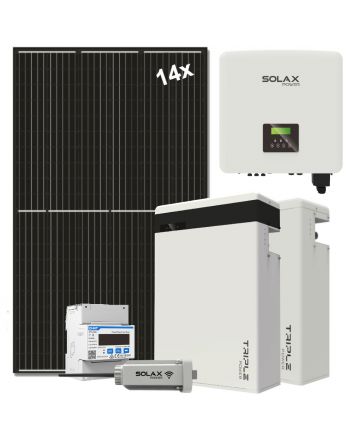 Solax Hybrid Solaranlage 5,3 kWp + T-BAT H 5.8 Stromspeicher | kompl. Set