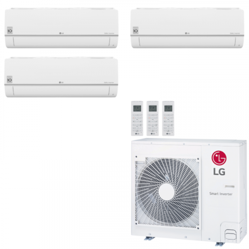 LG Klimaanlage Artcool Energy Wandgerät Multisplit Set mit 3